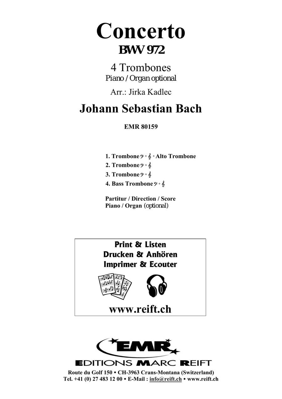Concerto Concerto Trombone Quartet scores gallery preview page 2