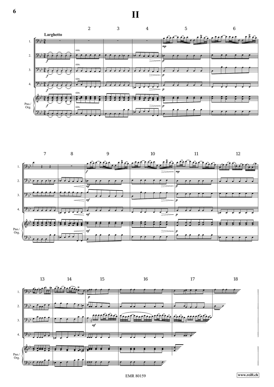 Concerto Concerto Trombone Quartet scores gallery preview page 4