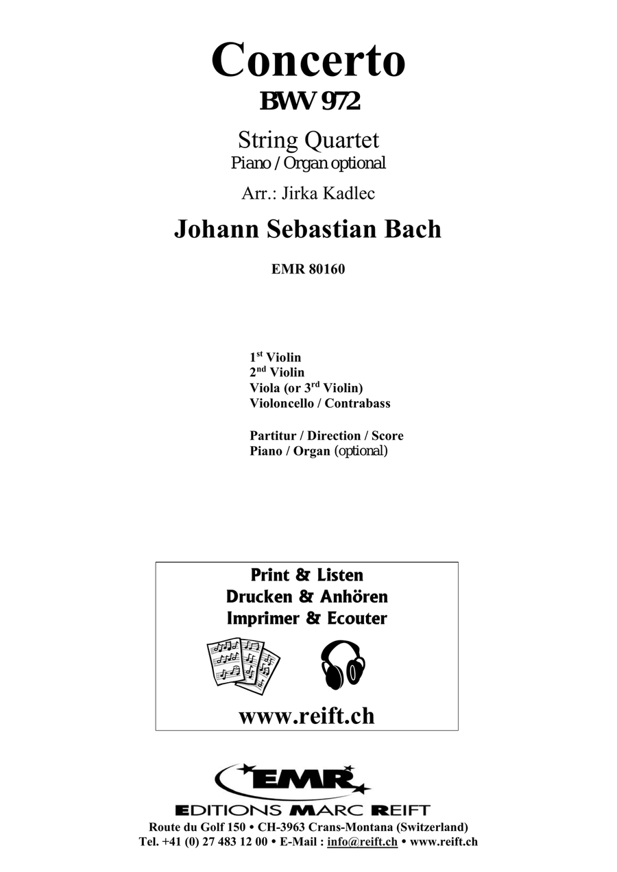 Concerto Concerto String Quartet scores gallery preview page 2