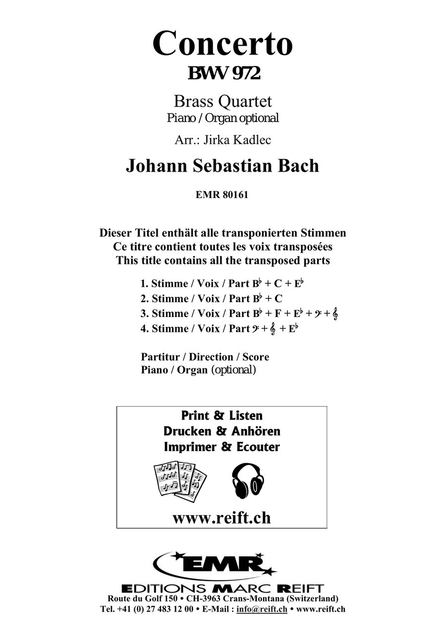 Concerto Concerto Brass Quartet scores gallery preview page 2