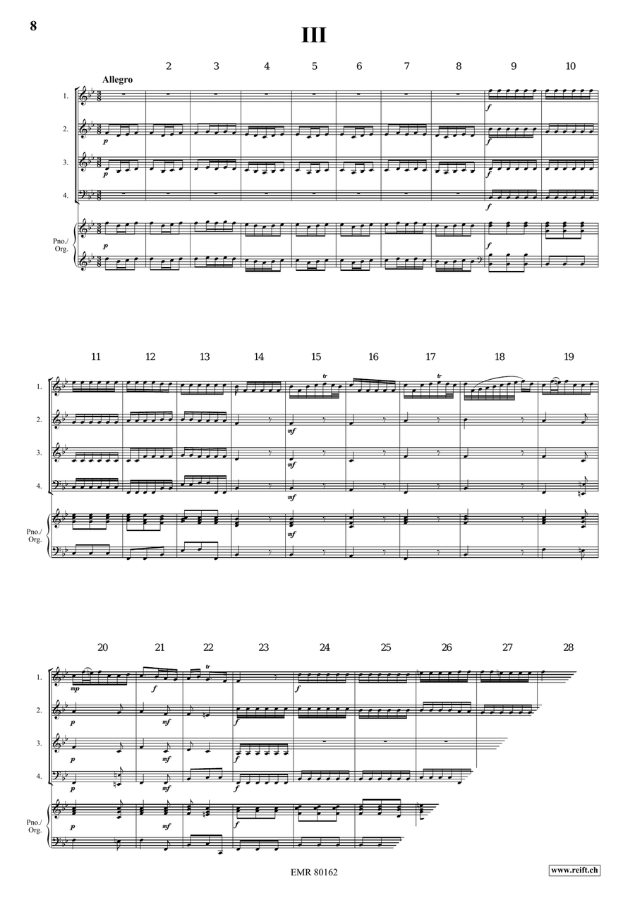 Concerto Concerto Woodwind Quartet scores gallery preview page 5