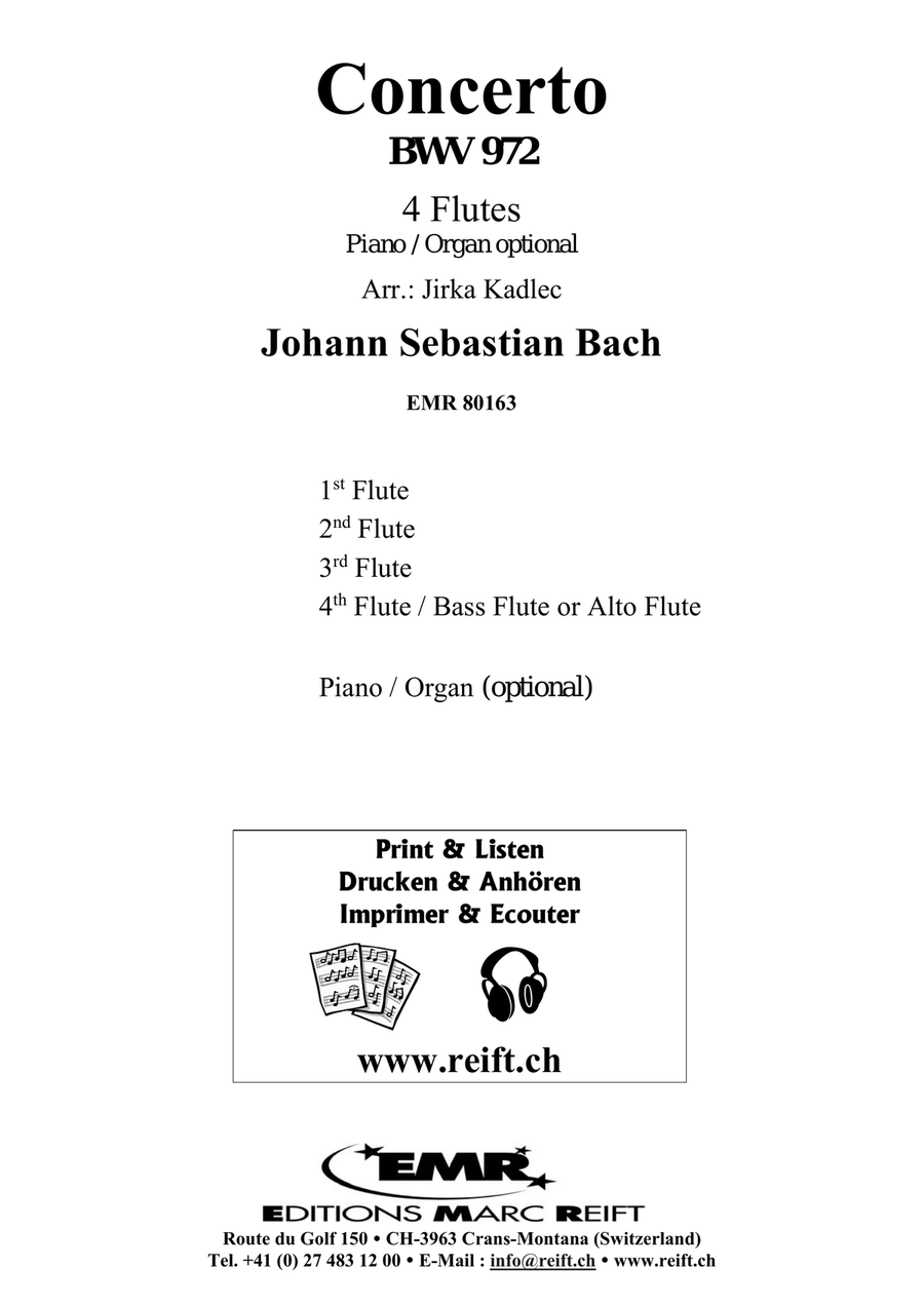 Concerto Concerto Flute Quartet scores gallery preview page 2