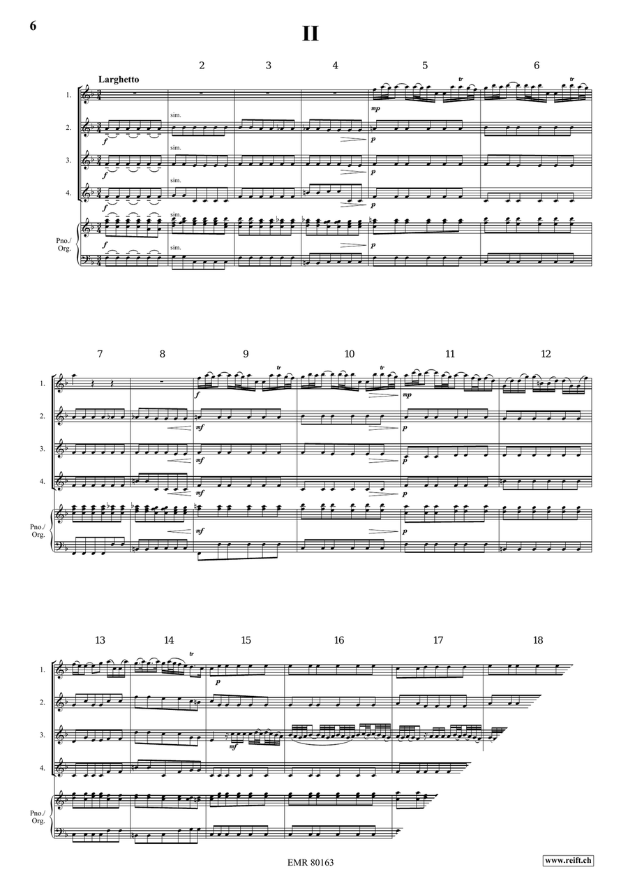 Concerto Concerto Flute Quartet scores gallery preview page 4