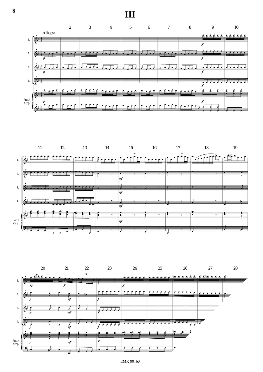 Concerto Concerto Flute Quartet scores gallery preview page 5