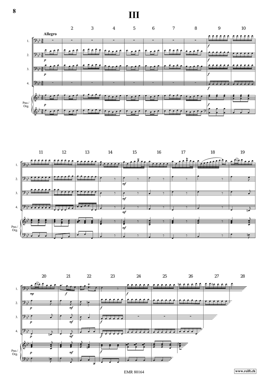 Concerto Concerto Bassoon Quartet scores gallery preview page 5