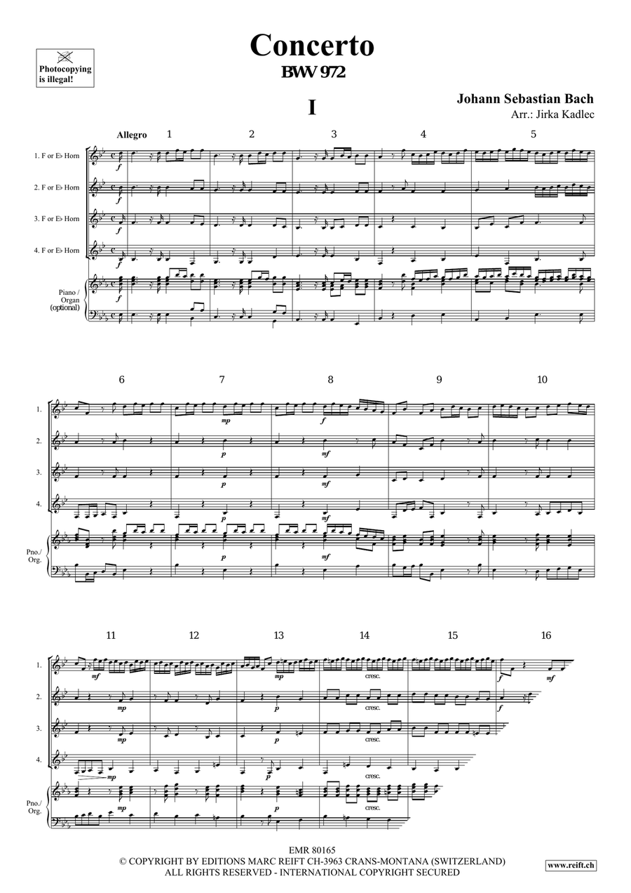 Concerto Concerto Horn scores gallery preview page 3