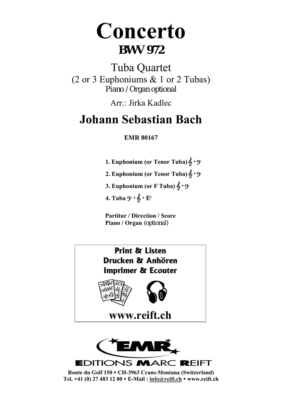 Concerto Concerto Tuba Quartet scores gallery preview page 2