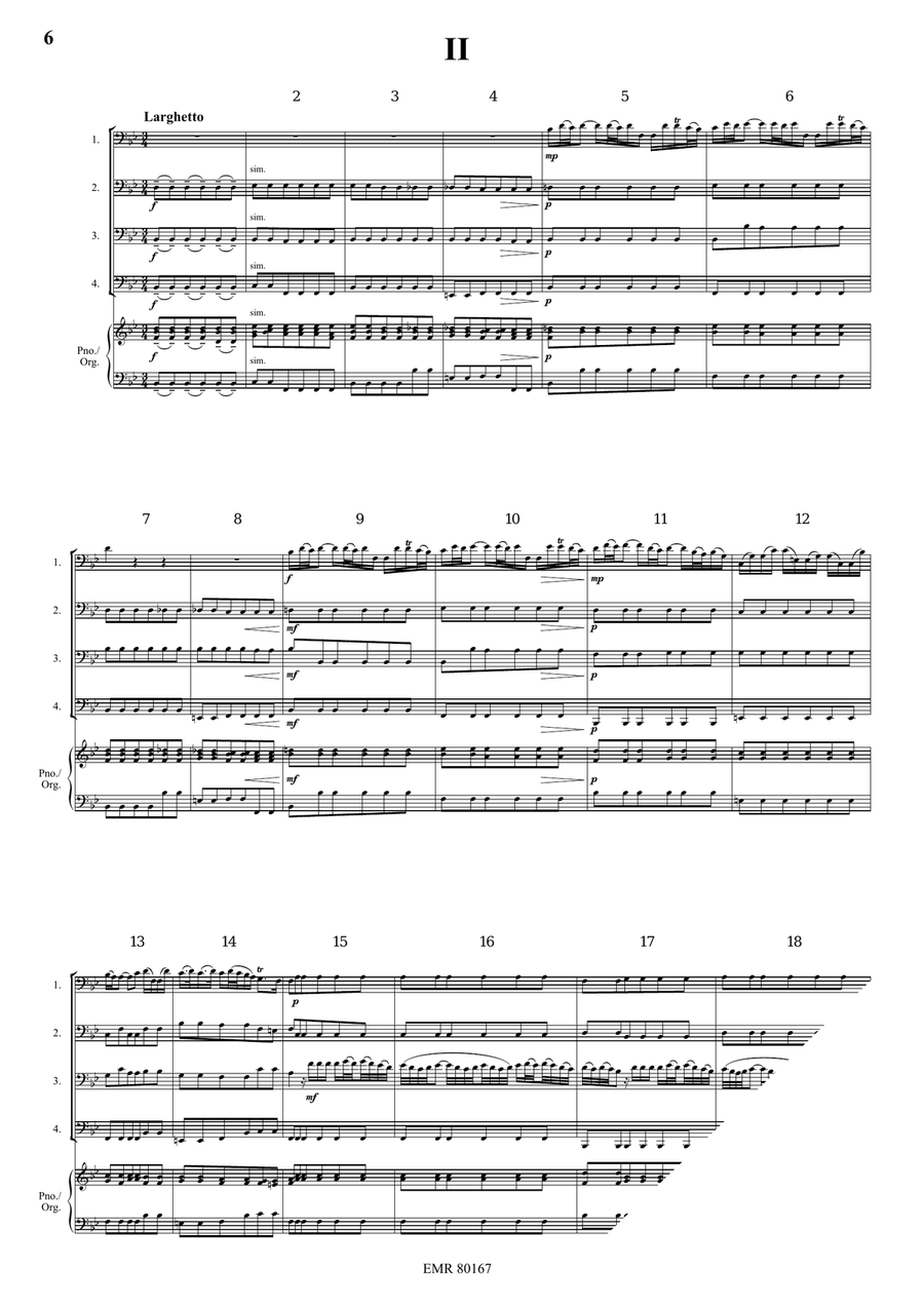 Concerto Concerto Tuba Quartet scores gallery preview page 4
