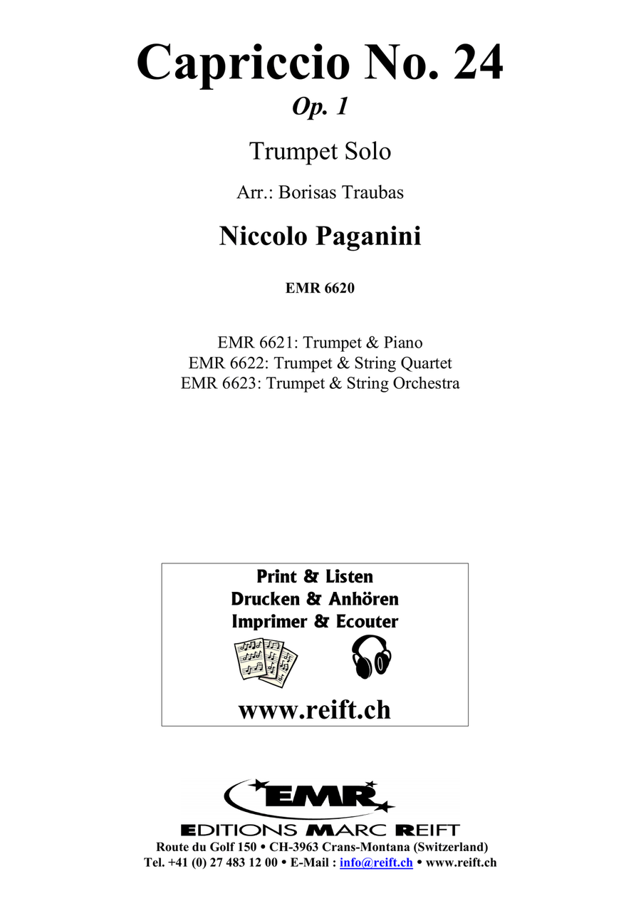 Capriccio No. 24 Capriccio No. 24 Trumpet Solo scores gallery preview page 2