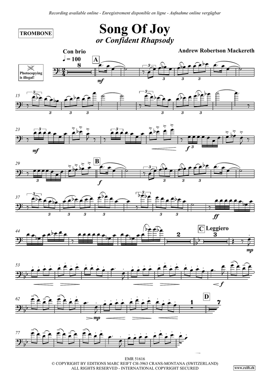 Song Of Joy Song Of Joy Piano Accompaniment scores gallery preview page 4