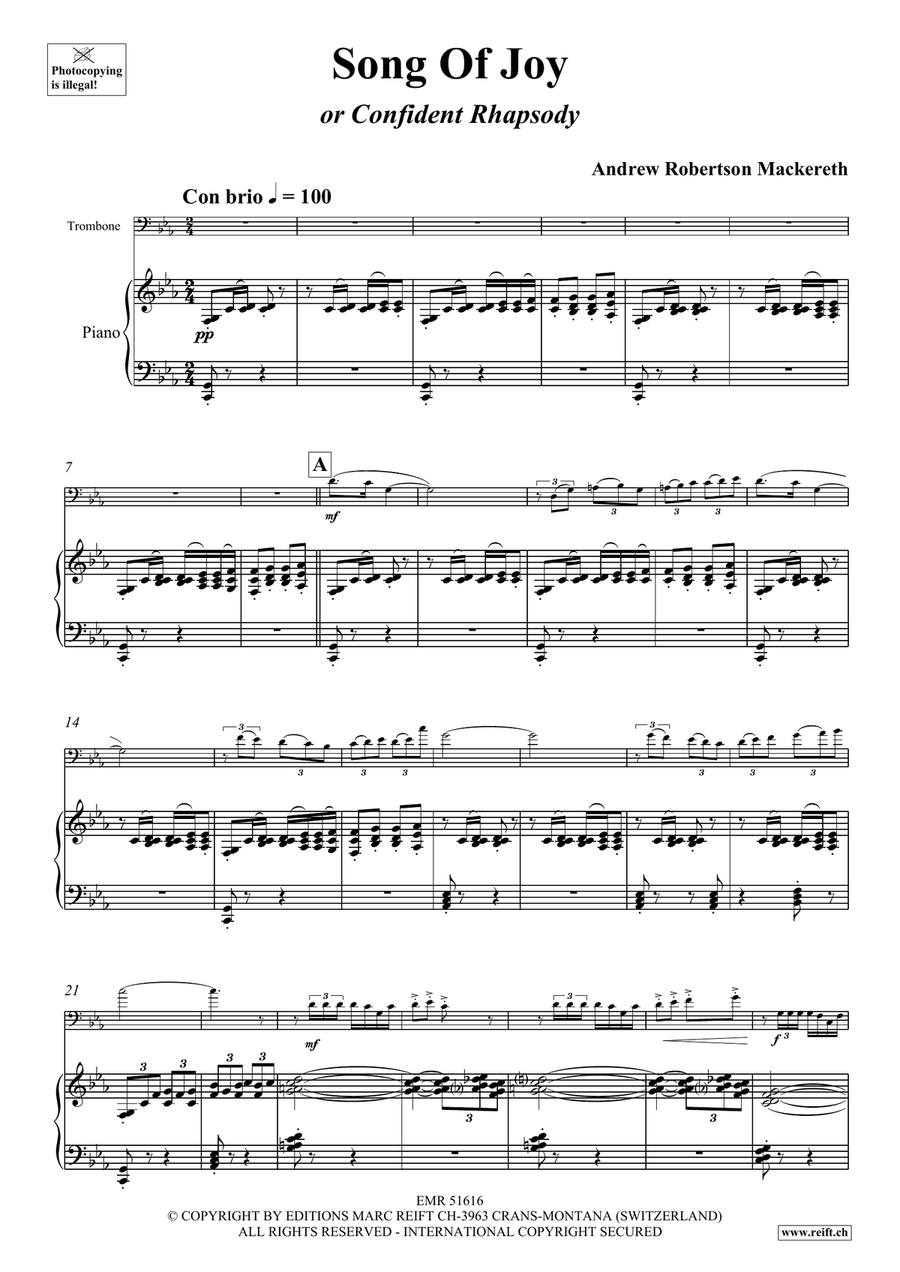 Song Of Joy Song Of Joy Piano Accompaniment scores gallery preview page 5