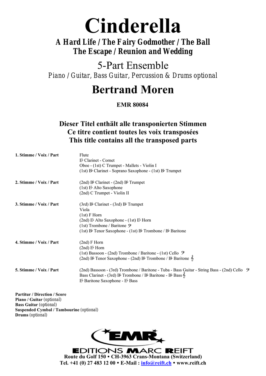 Cinderella Score scores gallery preview page 2