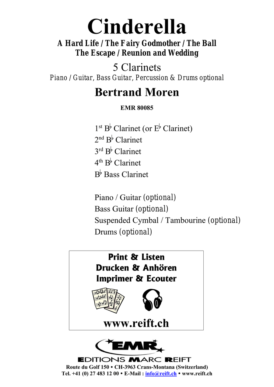 Cinderella Cinderella Clarinet Quintet scores gallery preview page 2