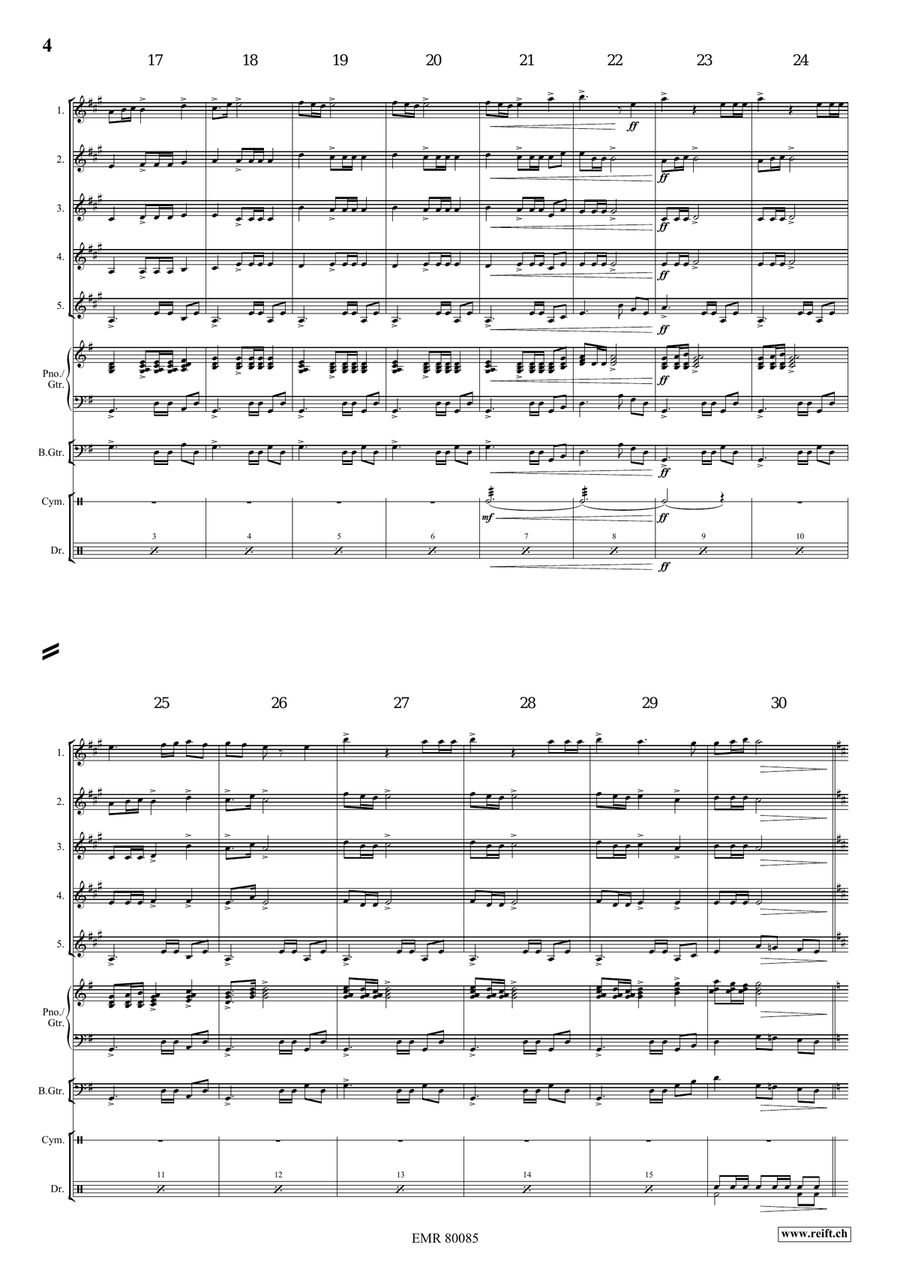Cinderella Cinderella Clarinet Quintet scores gallery preview page 5
