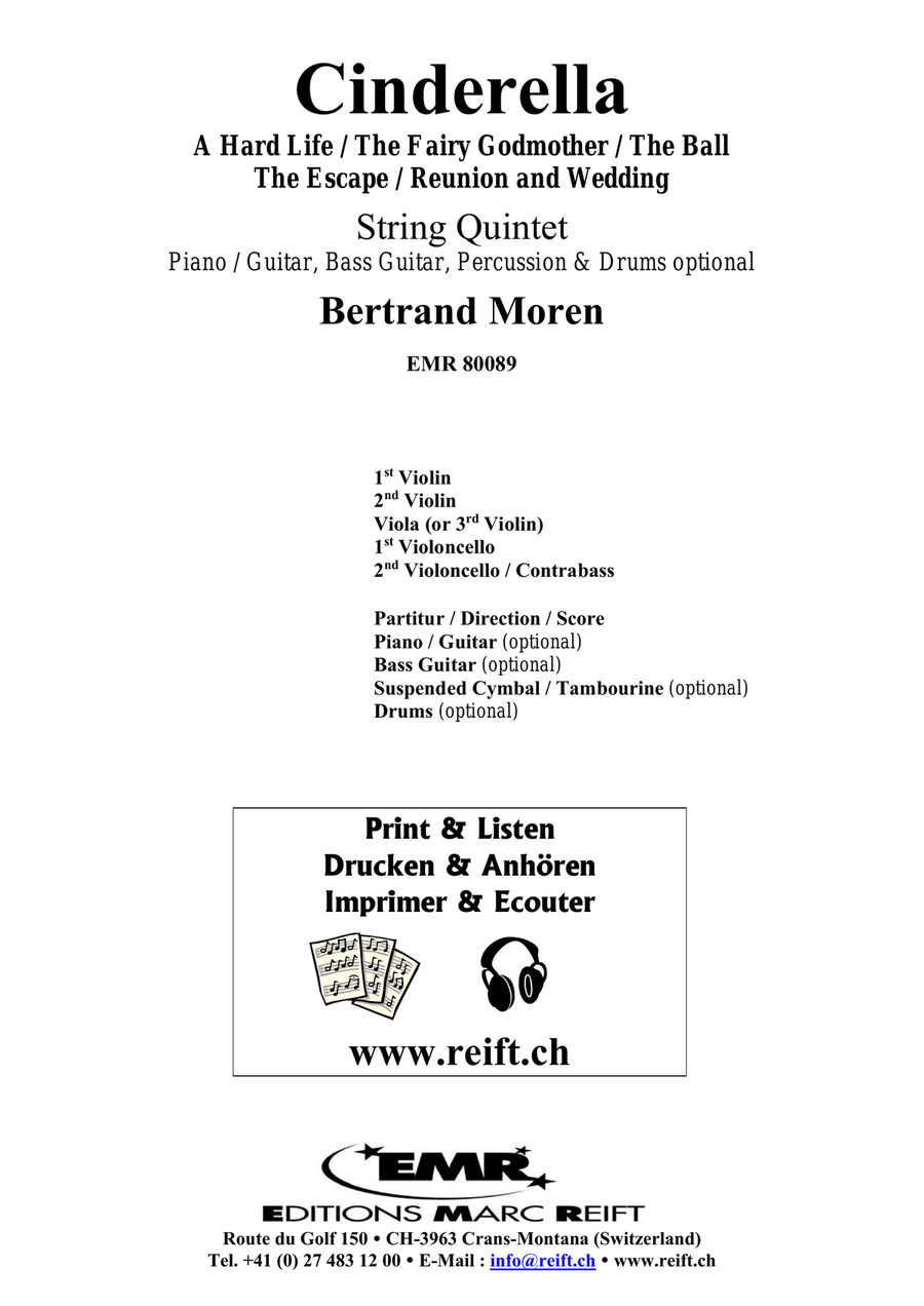 Cinderella Cinderella String Quintet scores gallery preview page 2