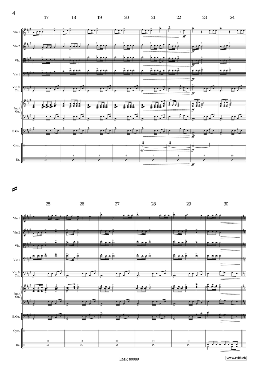 Cinderella Cinderella String Quintet scores gallery preview page 5
