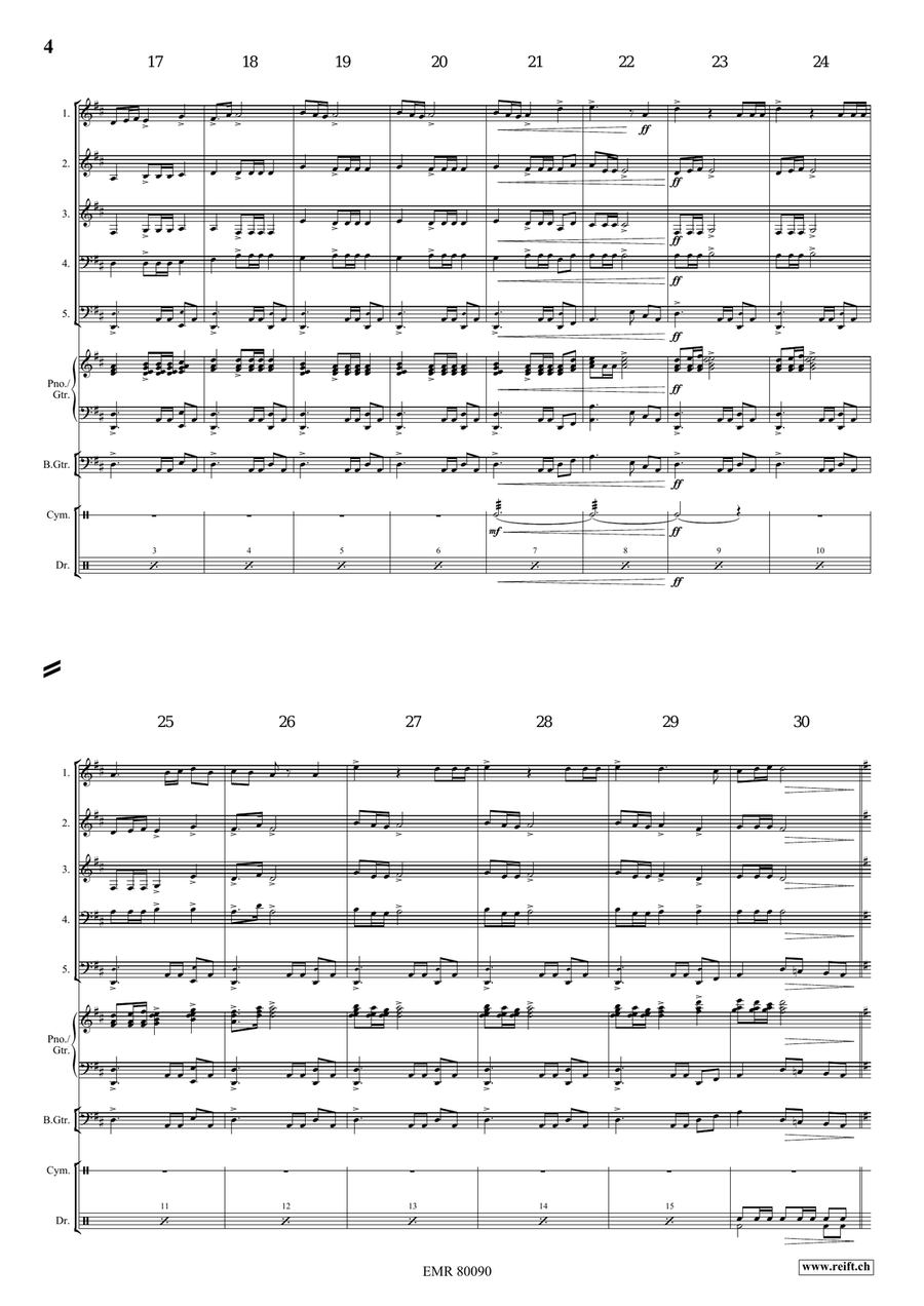 Cinderella Cinderella Brass Quintet scores gallery preview page 5