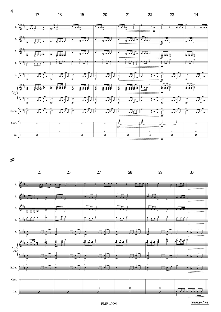Cinderella Cinderella Woodwind Quintet scores gallery preview page 5