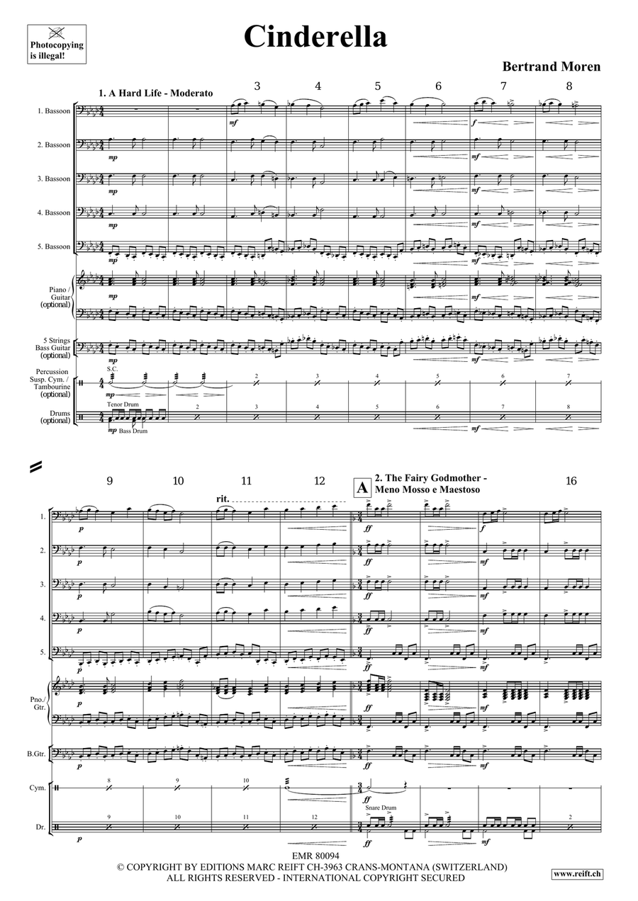 Cinderella Cinderella Bassoon scores gallery preview page 4