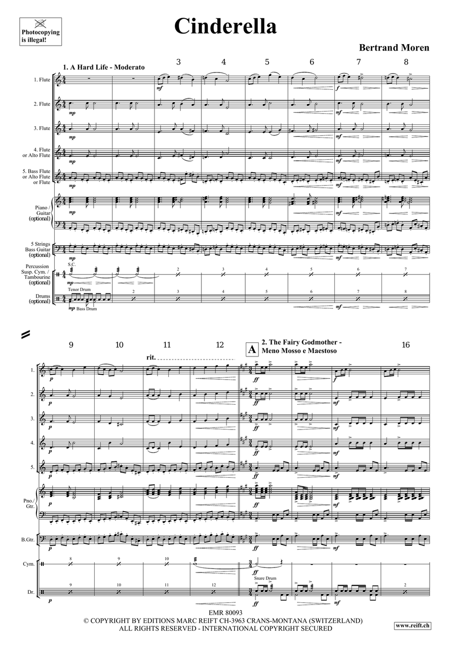 Cinderella Cinderella Flute scores gallery preview page 4