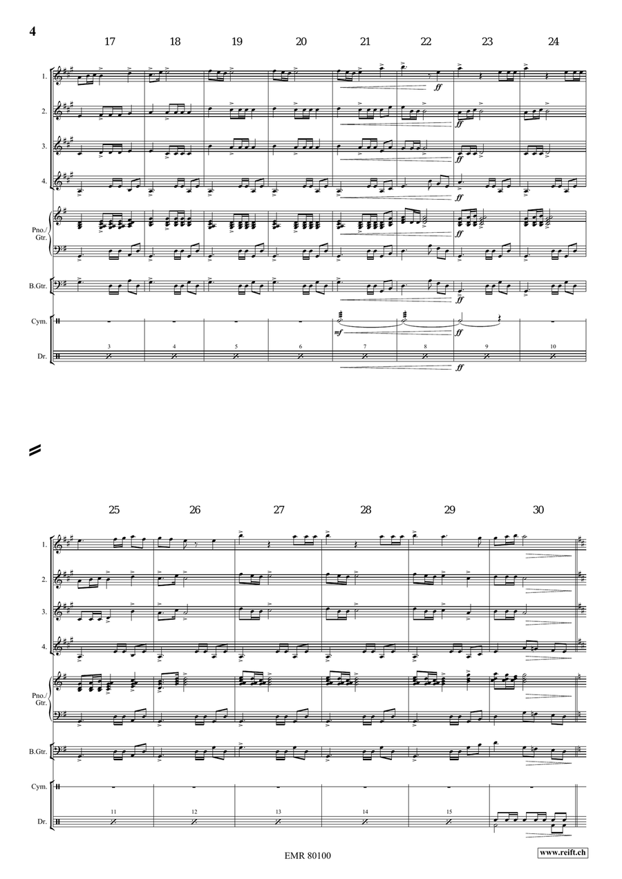 Cinderella Cinderella Clarinet Quartet scores gallery preview page 5