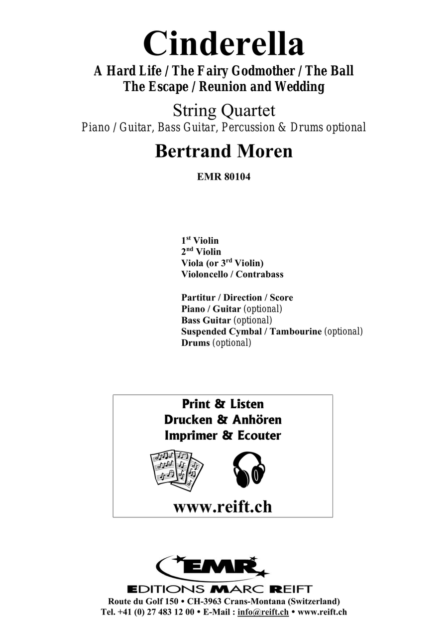 Cinderella Cinderella String Quartet scores gallery preview page 2