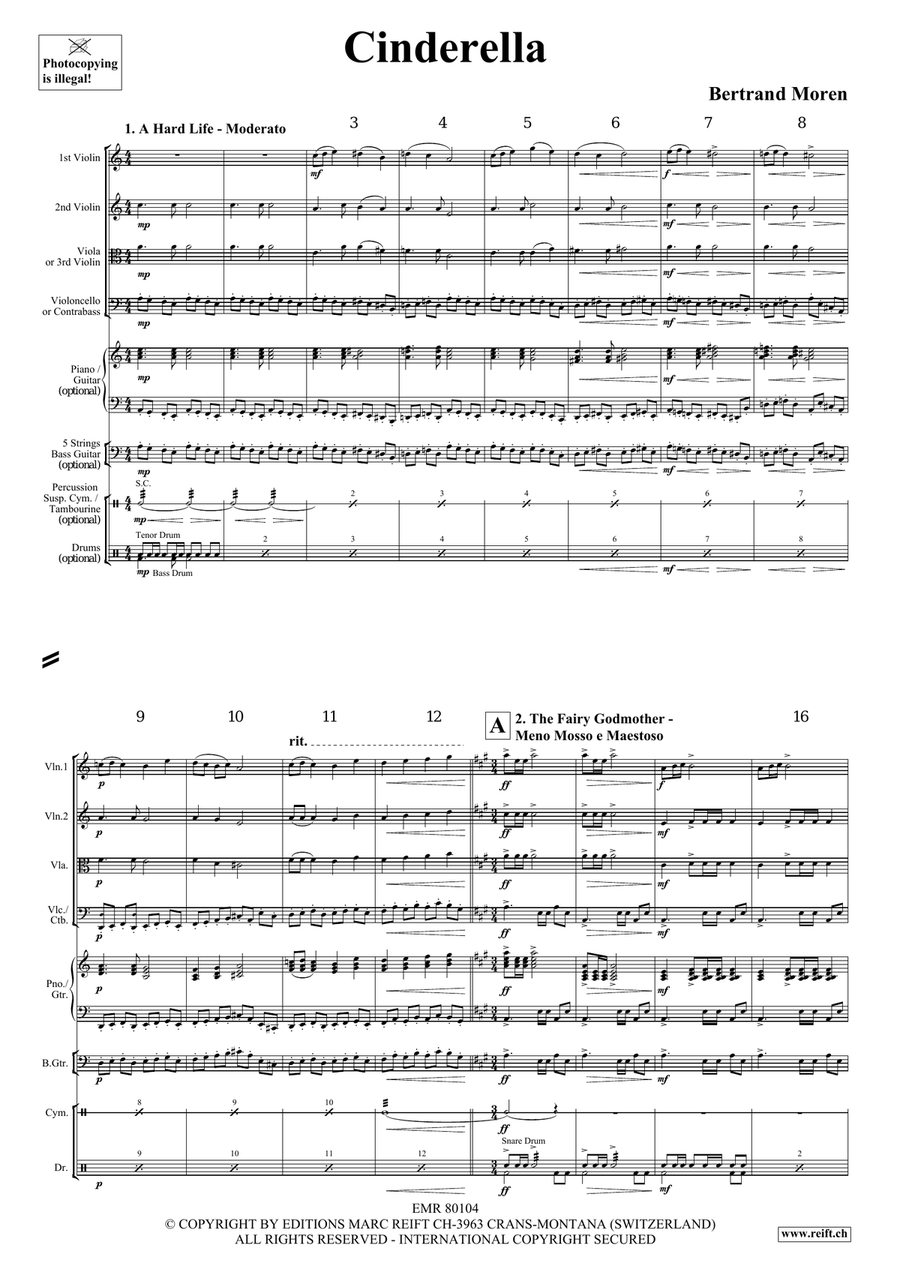 Cinderella Cinderella String Quartet scores gallery preview page 4