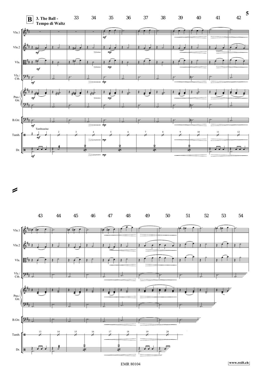 Cinderella Cinderella String Quartet scores gallery preview page 6