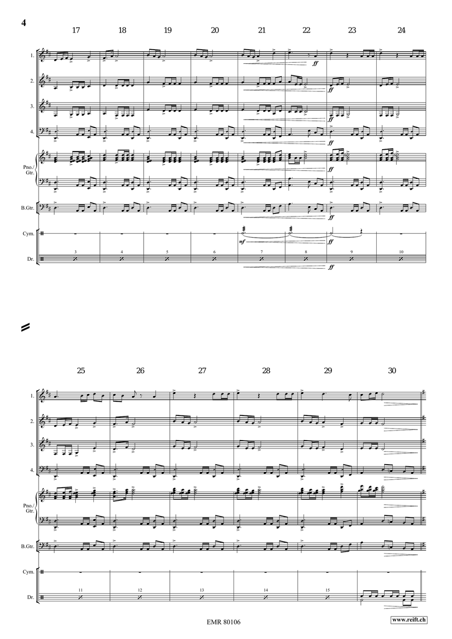 Cinderella Cinderella Woodwind Quartet scores gallery preview page 5