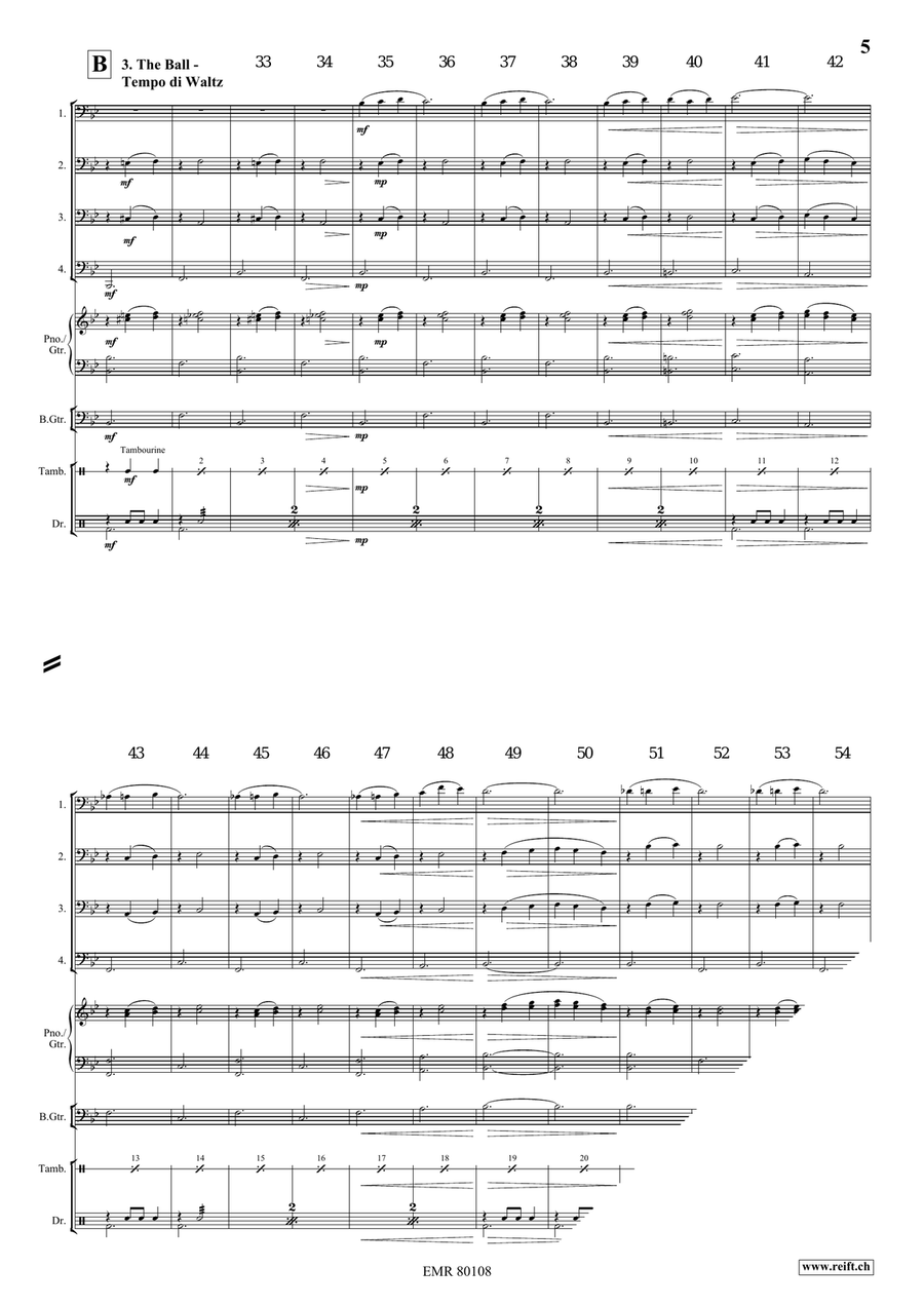 Cinderella Cinderella Bassoon Quartet scores gallery preview page 6