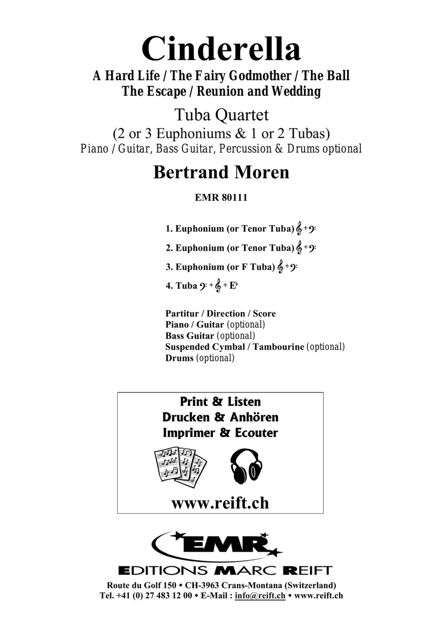 Cinderella Cinderella Tuba Quartet scores gallery preview page 2