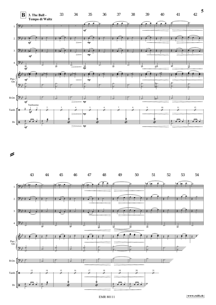 Cinderella Cinderella Tuba Quartet scores gallery preview page 6