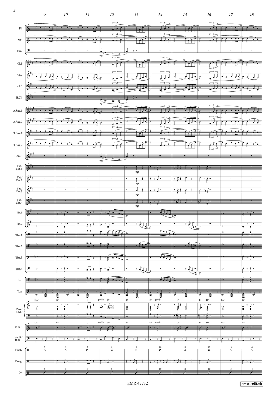 Stars At Opening Night Stars At Opening Night Concert Band scores gallery preview page 5