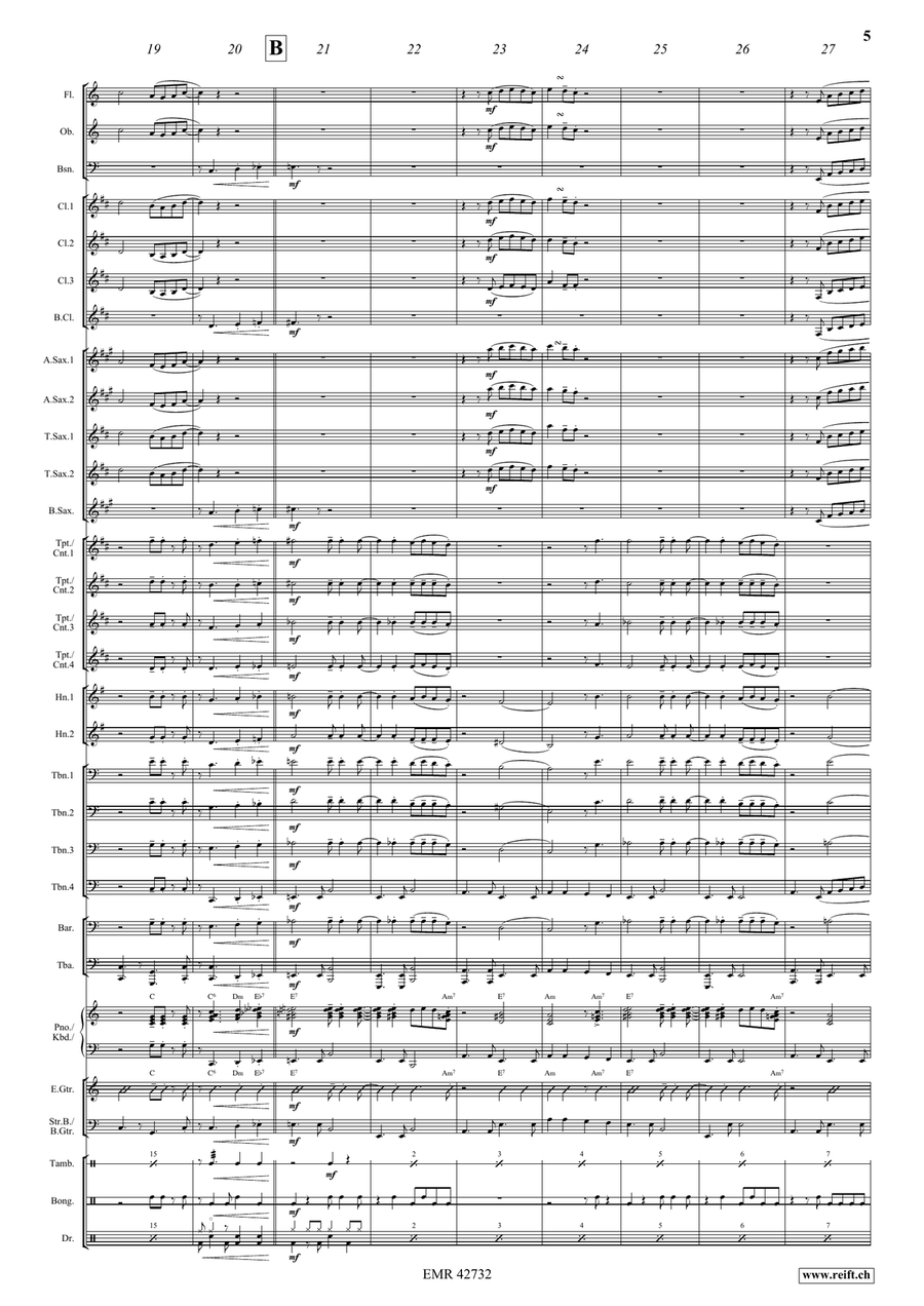 Stars At Opening Night Stars At Opening Night Concert Band scores gallery preview page 6