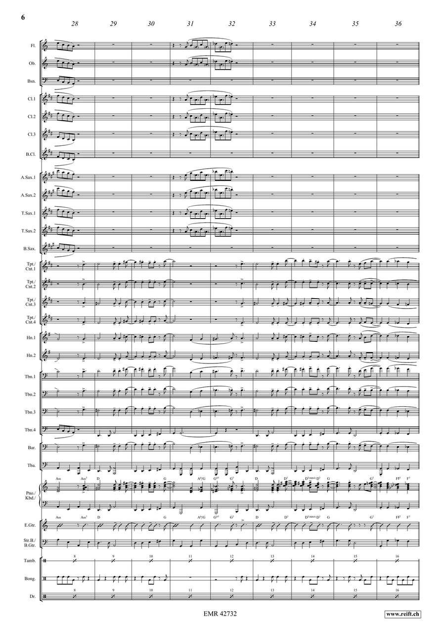 Stars At Opening Night Stars At Opening Night Concert Band scores gallery preview page 7
