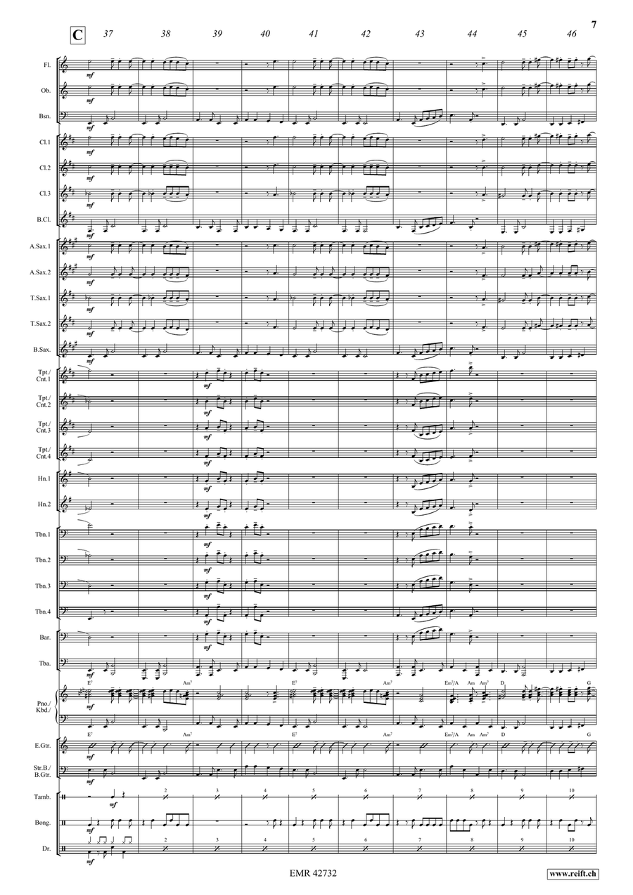 Stars At Opening Night Stars At Opening Night Concert Band scores gallery preview page 8