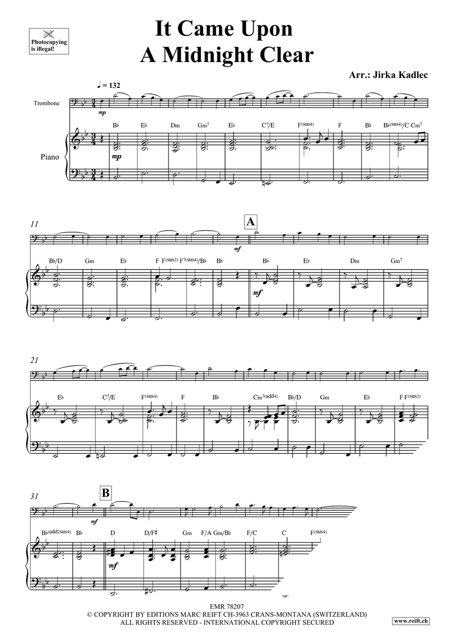 It Came Upon A Midnight Clear Piano Accompaniment scores gallery preview page 3