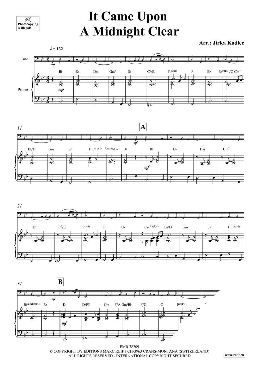 It Came Upon A Midnight Clear Tuba scores gallery preview page 3