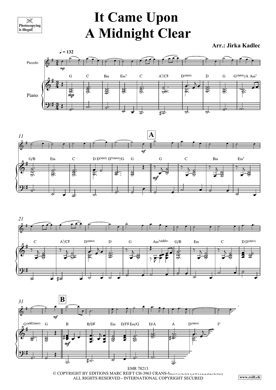 It Came Upon A Midnight Clear Piccolo scores gallery preview page 3