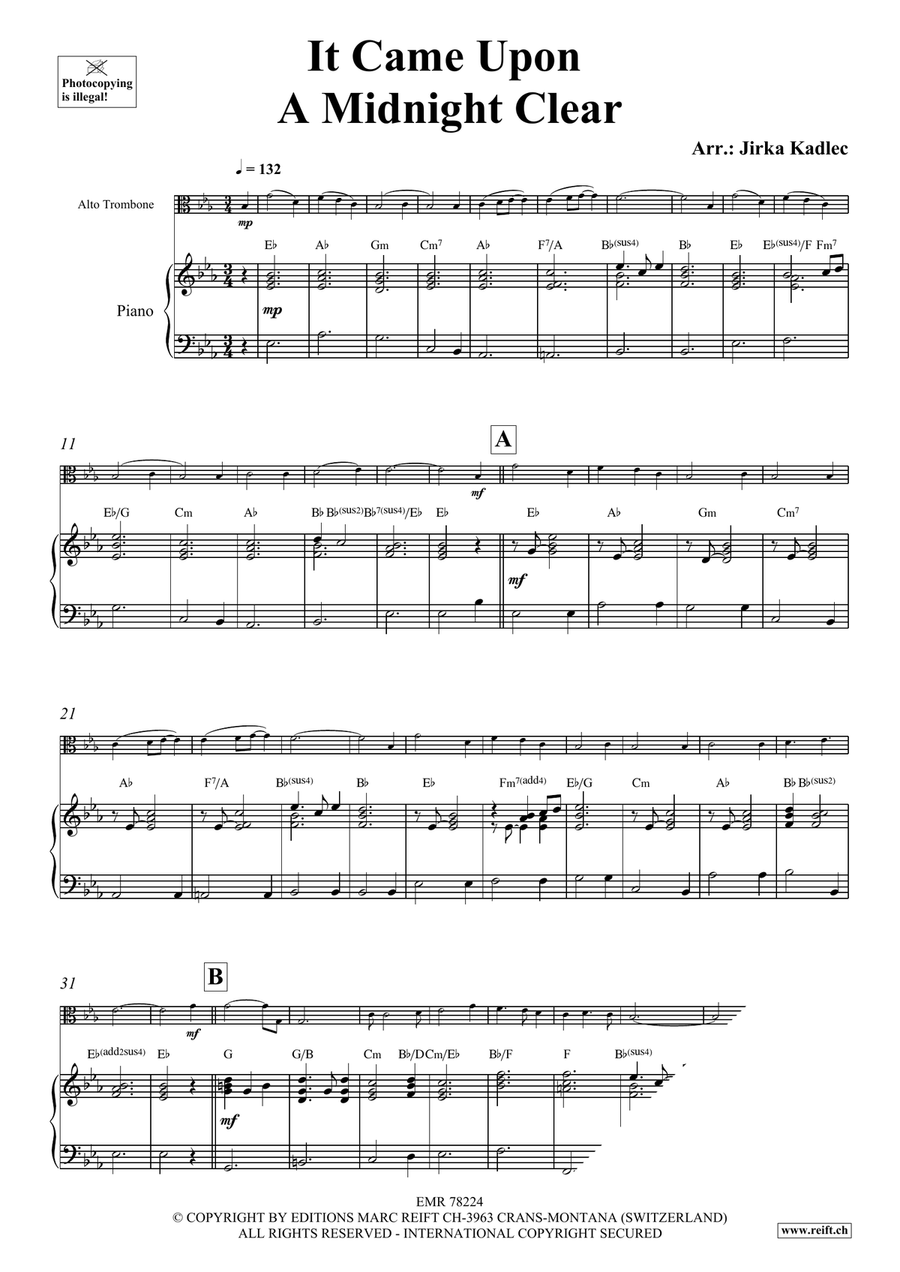 It Came Upon A Midnight Clear Piano Accompaniment scores gallery preview page 3