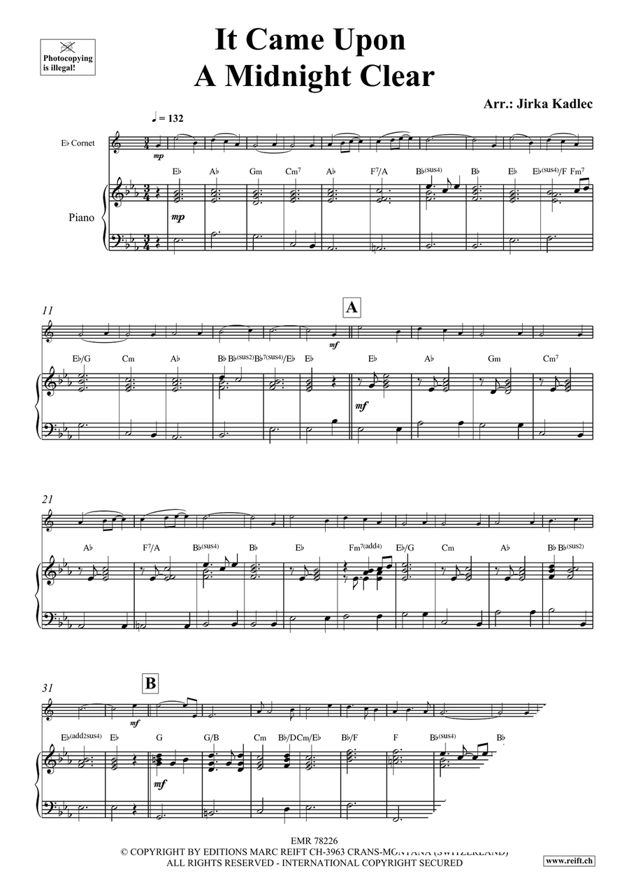 It Came Upon A Midnight Clear Cornet scores gallery preview page 3