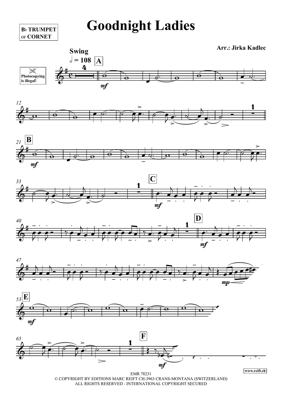Goodnight Ladies Goodnight Ladies Cornet scores gallery preview page 3
