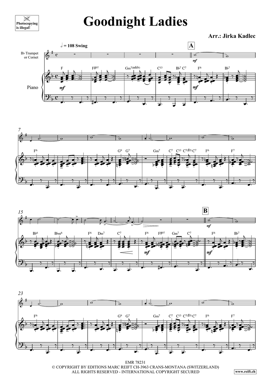 Goodnight Ladies Goodnight Ladies Cornet scores gallery preview page 4