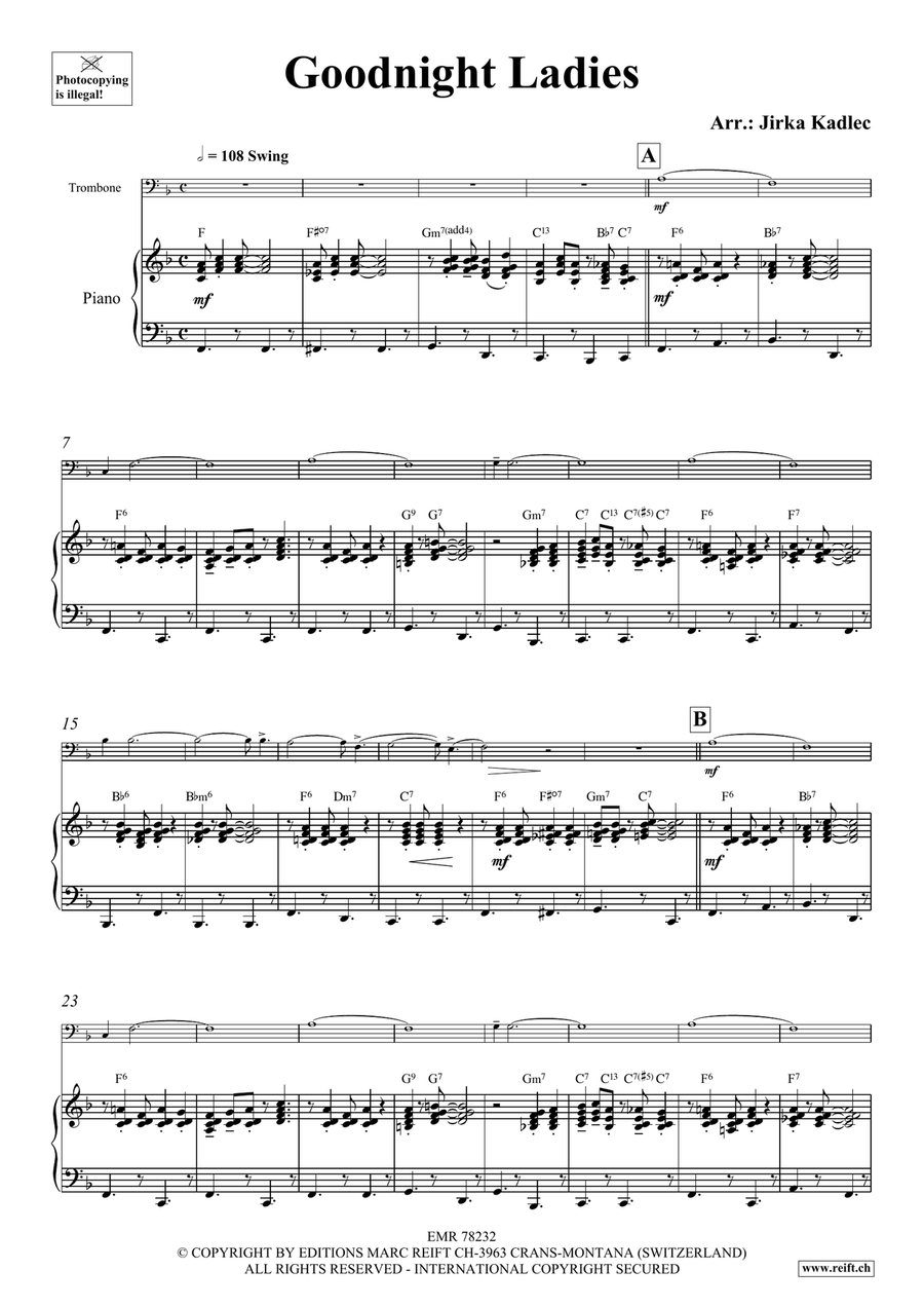 Goodnight Ladies Goodnight Ladies Piano Accompaniment scores gallery preview page 4