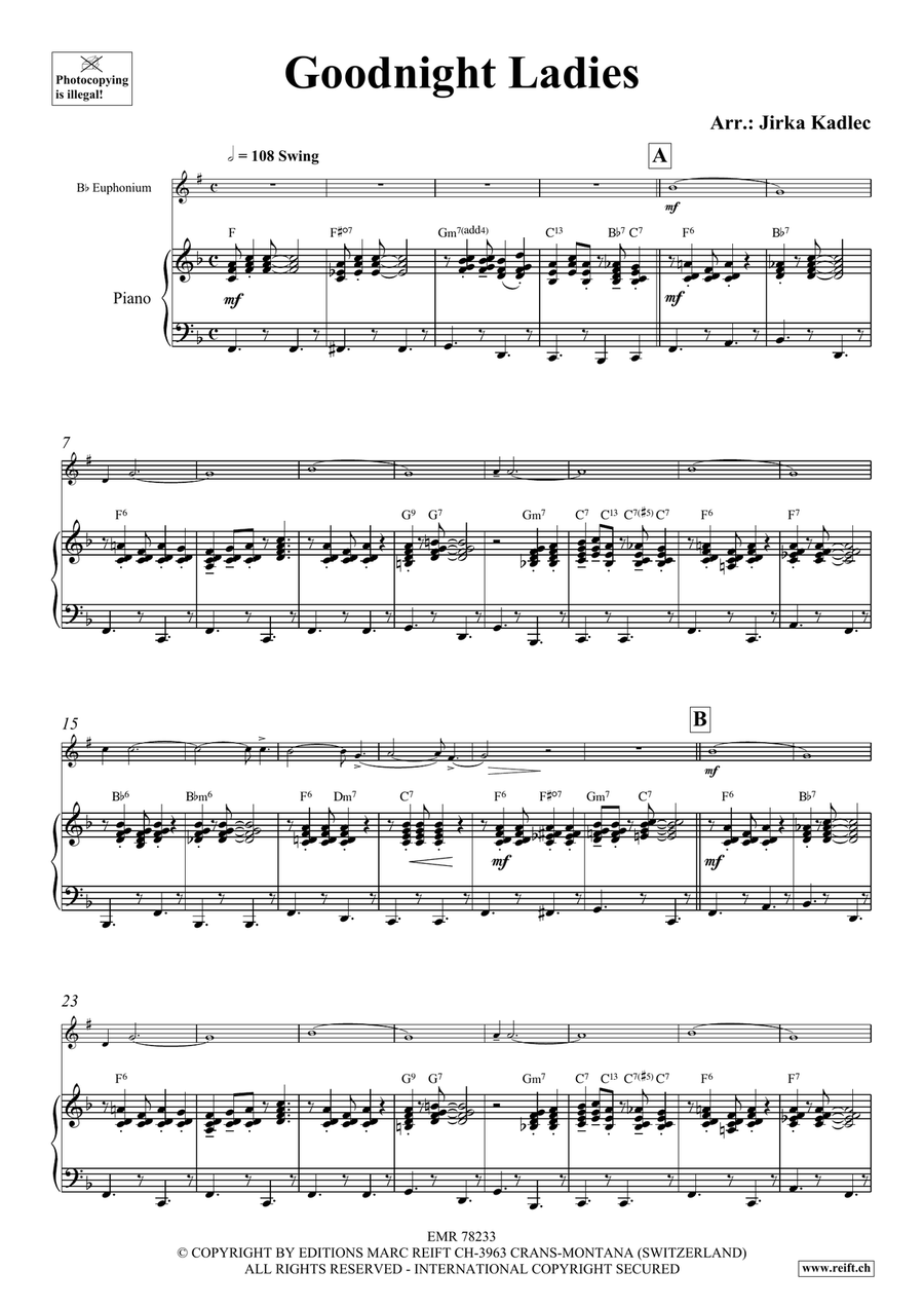 Goodnight Ladies Goodnight Ladies Euphonium scores gallery preview page 4