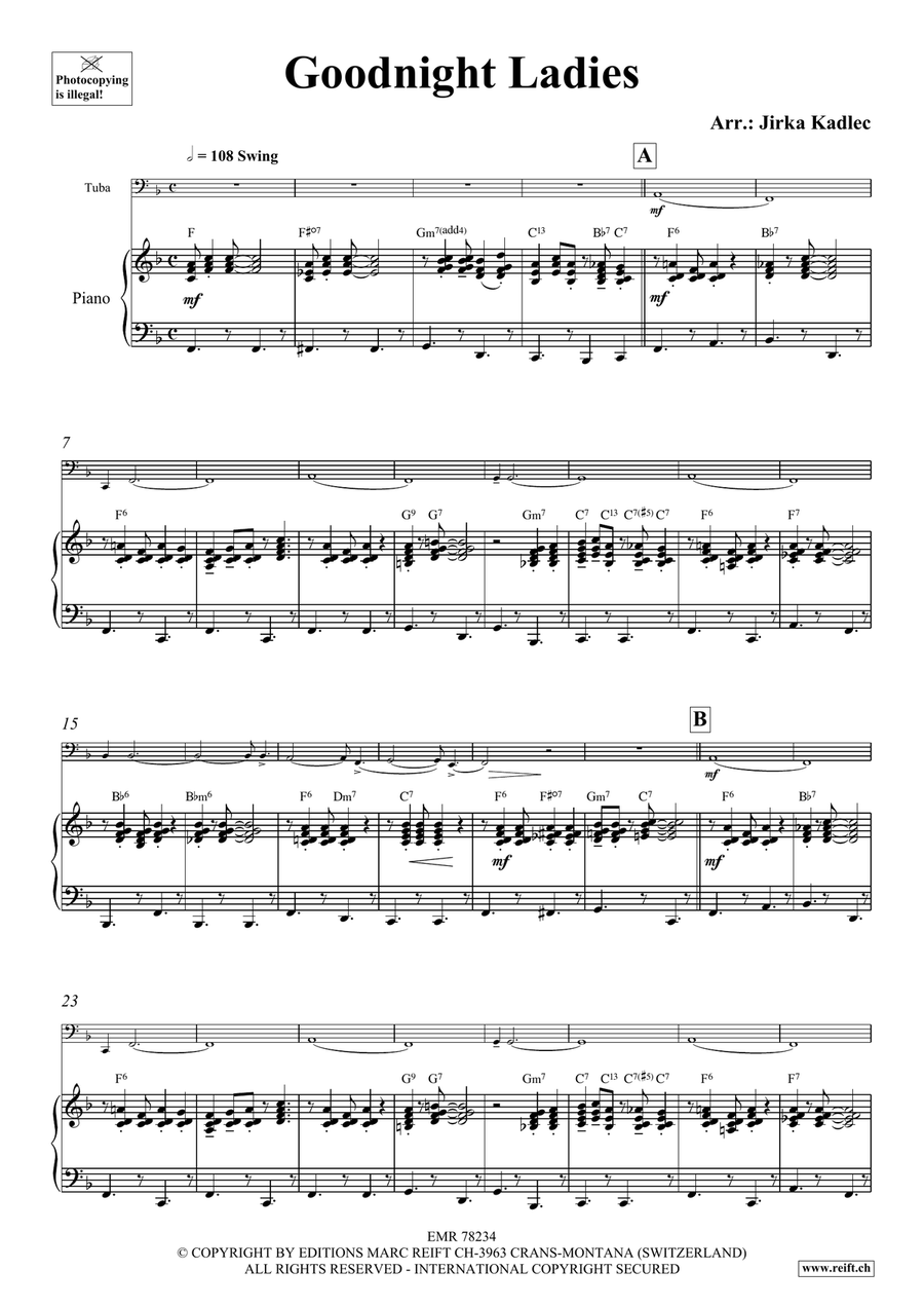 Goodnight Ladies Goodnight Ladies Tuba scores gallery preview page 4