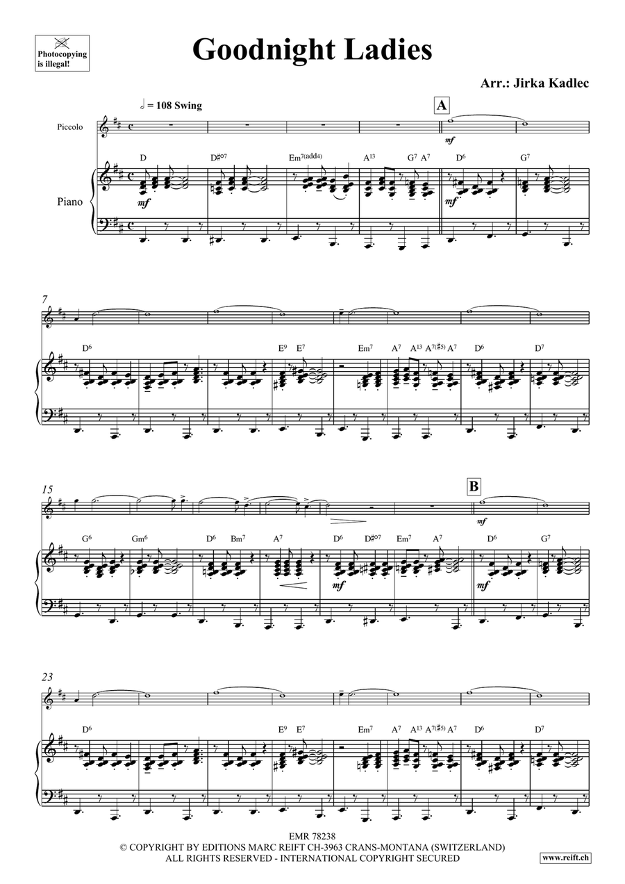 Goodnight Ladies Goodnight Ladies Piccolo scores gallery preview page 4