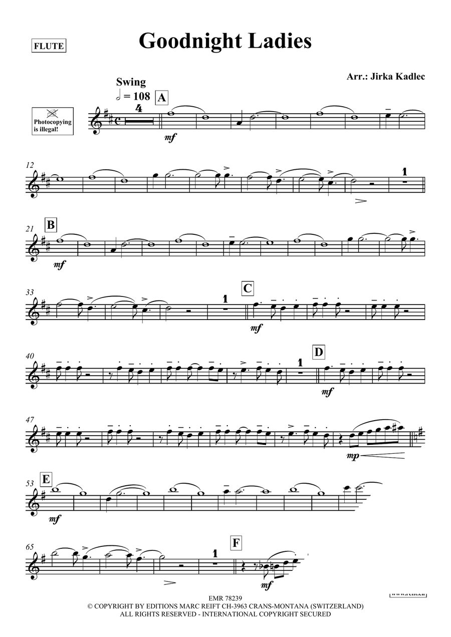 Goodnight Ladies Goodnight Ladies Flute Solo scores gallery preview page 3