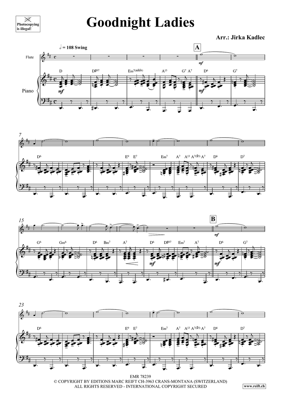 Goodnight Ladies Goodnight Ladies Flute Solo scores gallery preview page 4