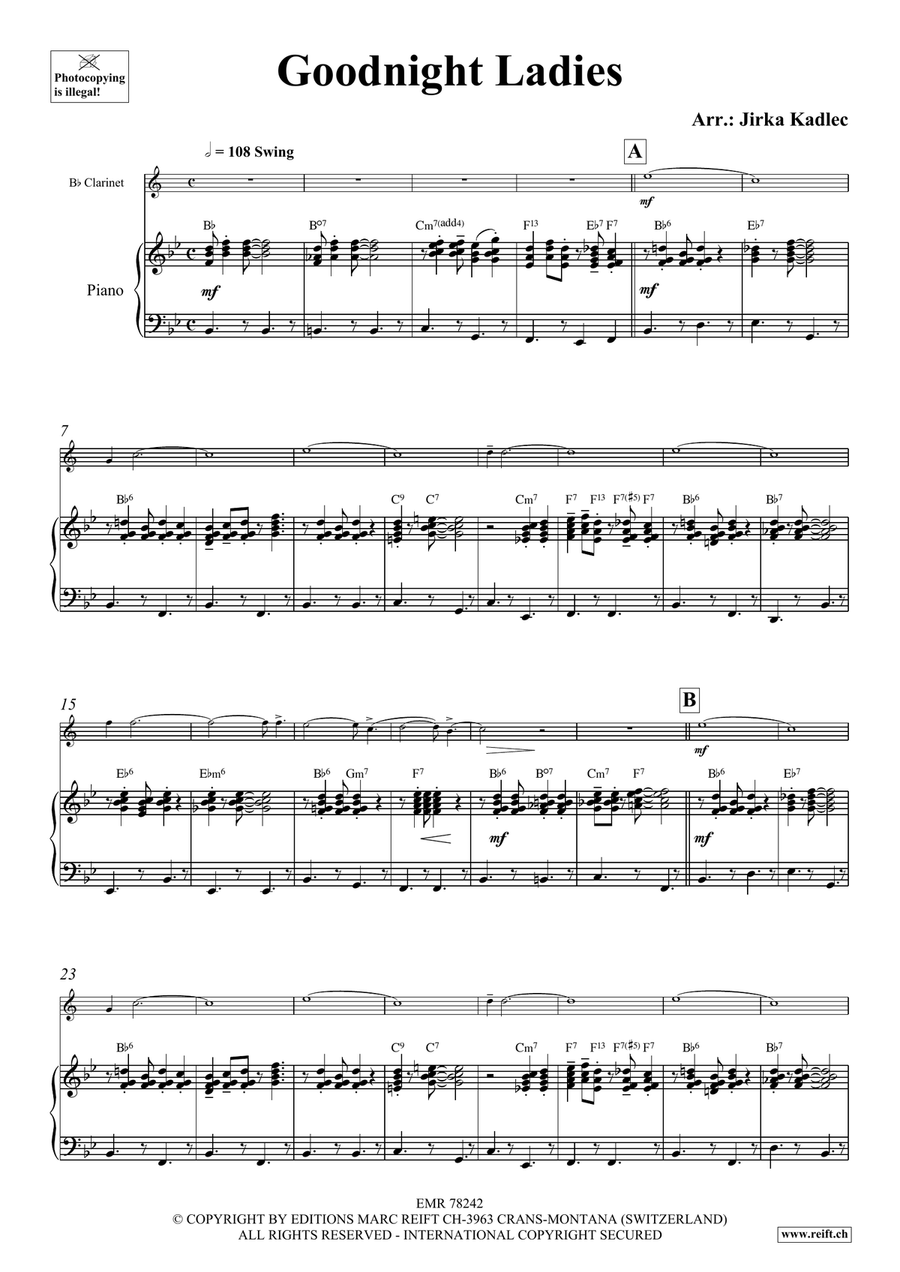 Goodnight Ladies Goodnight Ladies Clarinet Solo scores gallery preview page 4